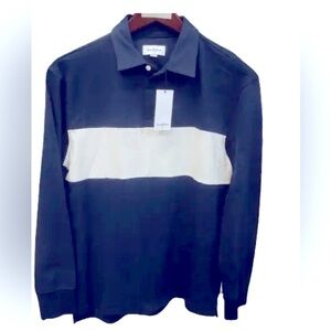 NWT!! MENS LONG SLEEVEDcPOLO SHIRT